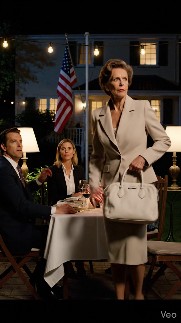 Tijdens het avondeten blies mijn kleinzoon rook in mijn gezicht en zei: “Papa zei dat je geen familie bent.” Zijn moeder lachte, en mijn zoon zei niets. Ik pakte stilletjes mijn tas en liep weg. Een paar dagen later ontvingen ze een brief die alles veranderde…