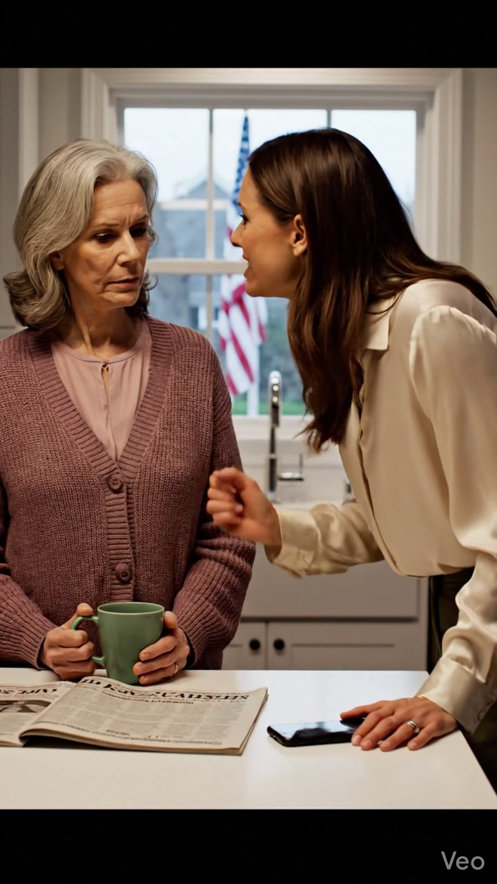 Mijn dochter spuugde me in mijn gezicht en noemde me een walgelijke oude vrouw. Ik zei niets, maar tegen de ochtend had ze MEER DAN ALLEEN GELD verloren