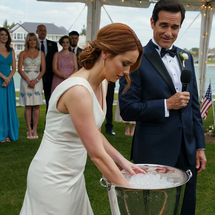 Op mijn bruiloft gaf opa me een oud bankboekje. Papa grijnsde en gooide het in de ijsemmer. “Dit bankboekje is waardeloos.” Ik protesteerde niet – ik liep weg. Maar ik ging toch naar de bank. De kassière keek ernaar en werd bleek, terwijl ze haar stem verlaagde: “Mevrouw… ga alstublieft niet weg.”