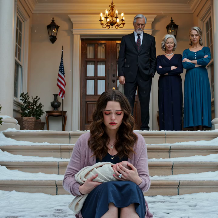 My in-laws and my husband forced me and my baby to leave the house in the middle of the falling snow to protect his new mistress, not knowing I had just inherited 2.3 billion dollars from my grandfather — and within 24 hours, I turned their lives completely upside down.
