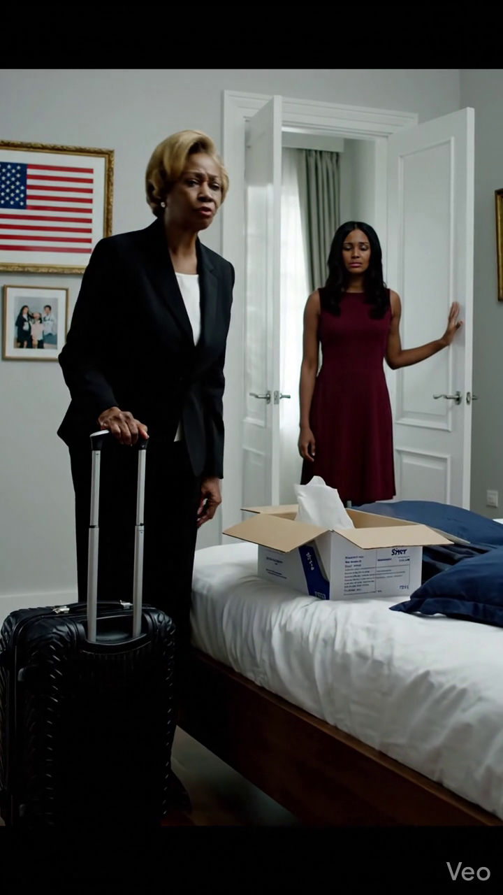 I returned from my trip and found my bed missing. My daughter-in-law smiled and said, “Mother-in-law, we redecorated everything. This room is mine now.” I stayed calm and replied, “You want your own space? Perfect. You’ll start looking for a new place to live today,” and her face instantly lost all color.