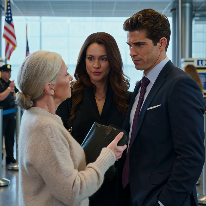 Mijn zoon en schoondochter lieten me zonder geld achter op het vliegveld, zonder enig idee dat ik op weg was om iemand te ontmoeten die alles zou veranderen – echt gebeurd.