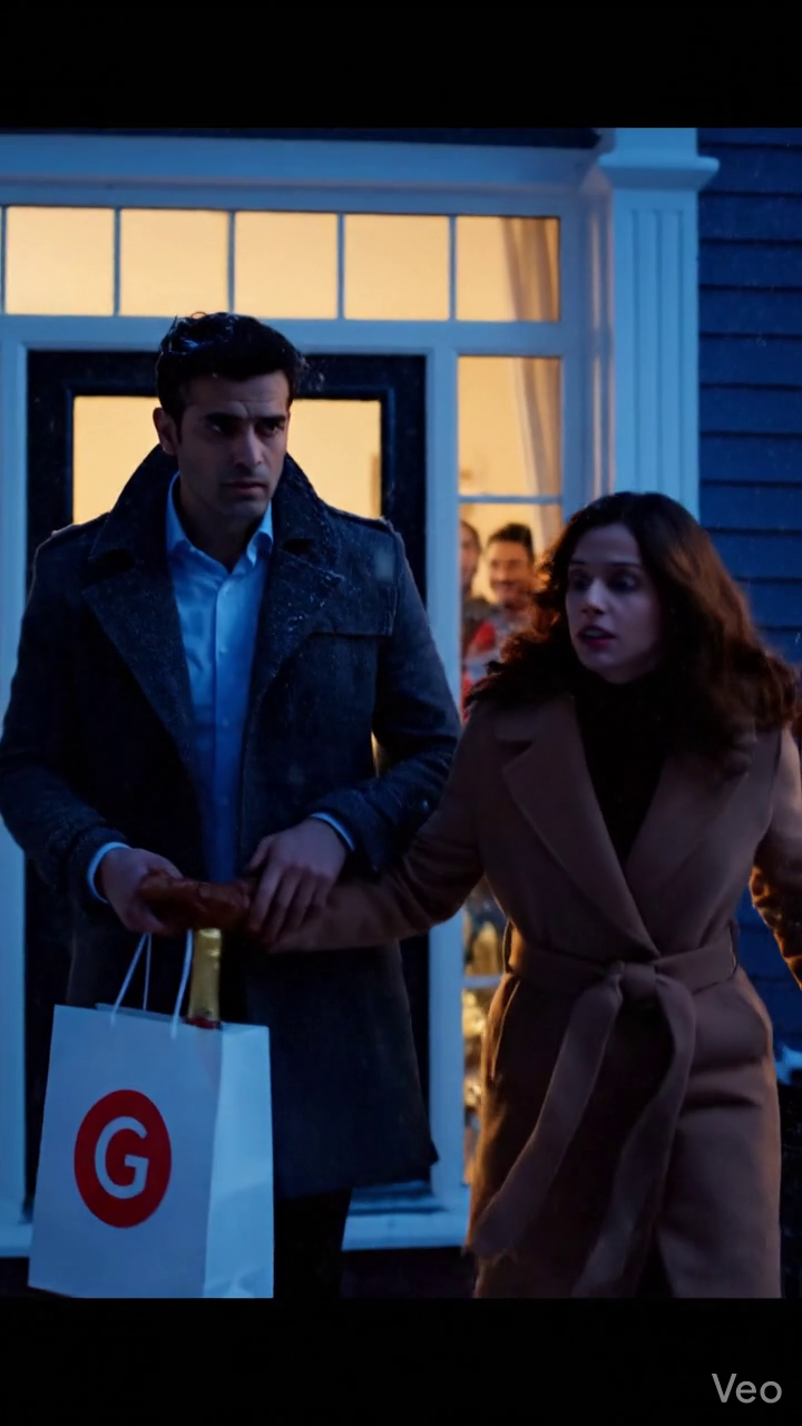 Mijn moeder stuurde me een berichtje: “Het kerstfeest is afgelast, kom niet, lieverd,” maar toen ik naar mijn ouderlijk huis in Ann Arbor reed en voor de halfopen deur stond, hoorde ik mijn ouders en mijn zus champagneglazen heffen en lachen: “Kerstmis is pas echt compleet zonder Sophia,” en net toen ik naar binnen wilde stormen, trok mijn man me terug en fluisterde in mijn oor: “Blijf rustig… het echte feest moet nog beginnen.”