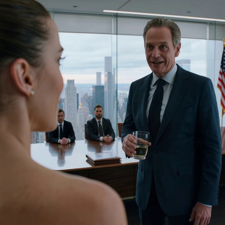 Tijdens een bestuursvergadering in Manhattan dwong mijn vader me mijn penthouse van 11,6 miljoen dollar aan mijn broer over te dragen; toen ik weigerde, sloeg hij me voor ieders ogen, ervan overtuigd dat ik mijn mond zou houden zoals ik altijd had gedaan — totdat de familierechtadvocaat het dossier sloot, hem recht in de ogen keek en het huis van 28 miljoen dollar ter sprake bracht dat hij altijd ‘van hem’ had genoemd.