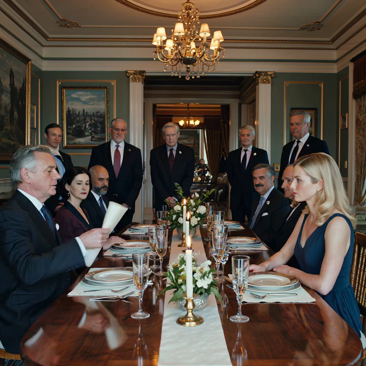 Tijdens het familiediner van mijn man kon ik aan de manier waarop ze me aankeken al zien dat mijn plaats aan tafel al was bepaald.