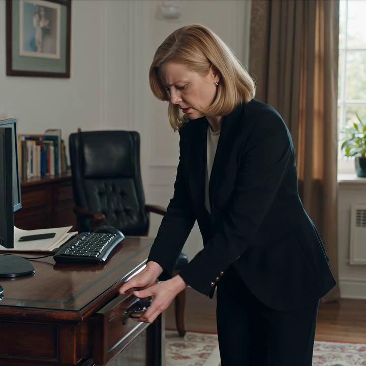 Tijdens het opruimen van het kantoor van mijn overleden echtgenoot vond ik een USB-stick met een label waarop stond: “Sarah, alleen als ik sterf.” Ik stopte hem in de computer. De video begon: mijn man, huilend, zei: “Sarah… ik… ben niet…” Ik hield mijn adem in. Toen belde ik mijn advocaat. Vierentwintig uur later had ik bewijsmateriaal – en een plan.