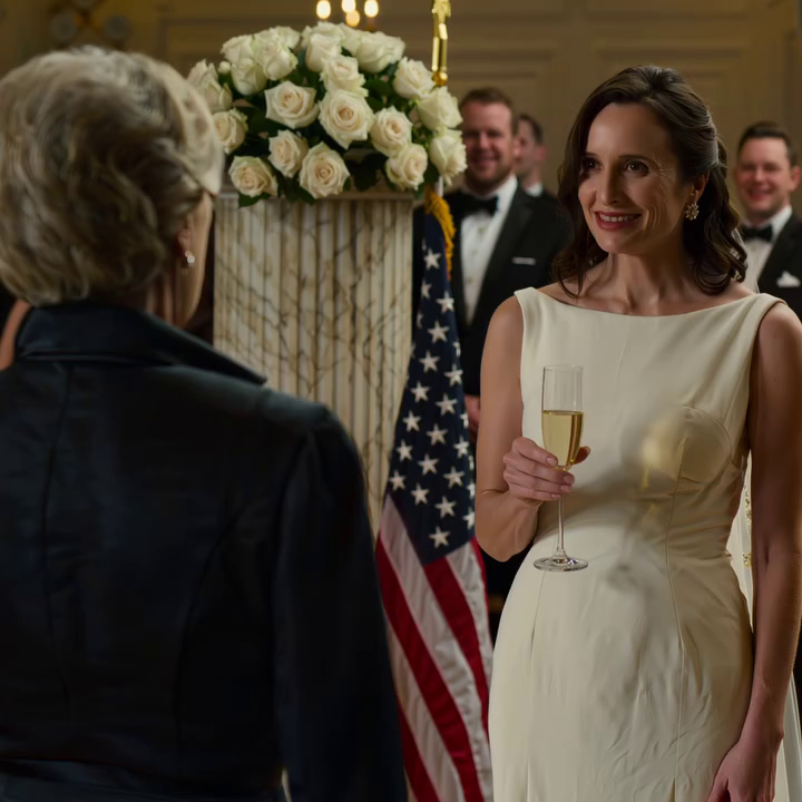 Op de bruiloft van mijn zoon in een weelderige balzaal hoorde ik per ongeluk mijn kersverse schoondochter zachtjes lachen met haar bruidsmeisje. Ze zeiden dat als er nog maar een paar tekenen van verwarring zouden zijn, ze me in een verzorgingstehuis zouden stoppen en het strandhuis dat mijn man en ik hadden gebouwd zouden afpakken. Ik hief mijn glas en glimlachte, maar de volgende ochtend tekende ik iets waardoor een paar familieleden echt in paniek raakten.