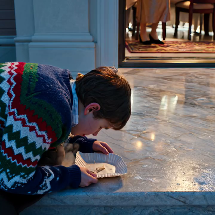 I Won $100M but Showed Up to Christmas in a $6 Thrift Store Sweater, So My Mom Made Me Eat on the Freezing Porch While My Brother Toasted “To Successful Children”… Then a Powerball Ticket Fell Out of My Pocket onto Her Marble Floor and She Dove for It Like an Animal