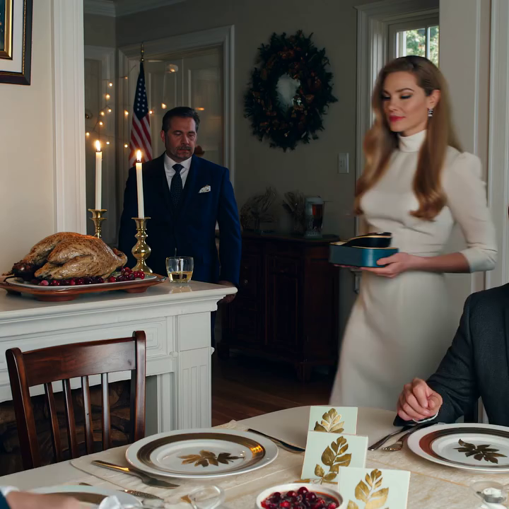 At Thanksgiving dinner, my dad stood up in front of everyone and shouted that he was done pretending I was his daughter, and although my hands trembled I smiled, stood up, said, “If you’re being honest tonight,” walked to the hallway closet, pulled out an old small item—and watched his smile vanish as I revealed it.