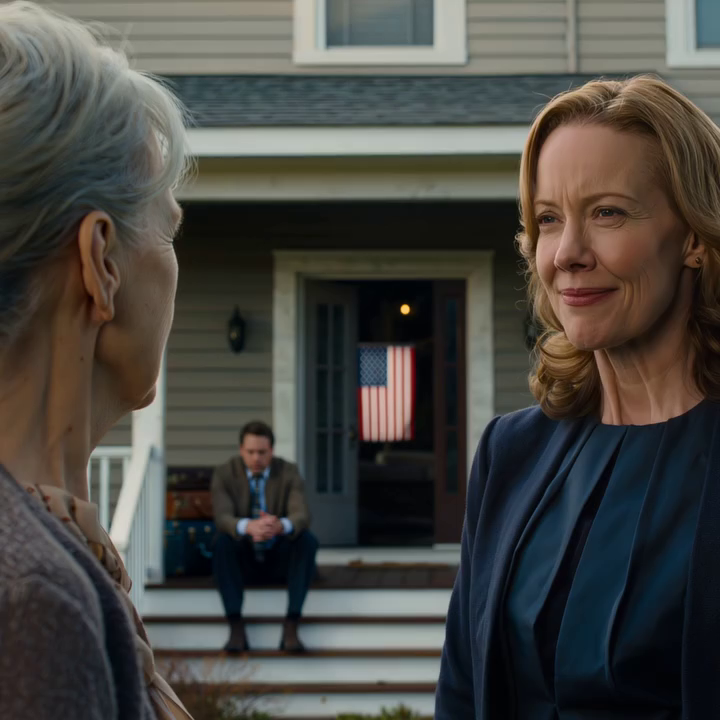 Mijn zoon verkocht hun huis aan Maple Street voor $620.000, liet zijn vrouw het geld erdoorheen jagen alsof het water was, en stond vervolgens met koffers voor mijn deur in de buitenwijk alsof ik zomaar zou knikken en ze zou laten intrekken — ik zei nee, mijn schoondochter gaf me een klap in mijn gezicht waar de buren bij waren, en slechts een paar uur later bracht één telefoontje naar mijn advocaat een situatie aan het licht waar ze totaal niet op voorbereid waren.