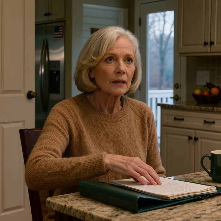 Ik verliet het huis van mijn zoon in tranen nadat ik per ongeluk een map van twaalf pagina’s open op het aanrecht had zien liggen. Ik las de regel ‘plan voor nalatenschapsoverdracht’ en schrok toen ik de pagina zag waarop stond dat ik binnen drie jaar in een verpleeghuis voor mensen met dementie zou worden opgenomen vanwege ‘cognitieve achteruitgang’ — iets waarvan ze dachten dat ik het nooit zou inzien, laat staan begrijpen, voordat ze terugkwamen.