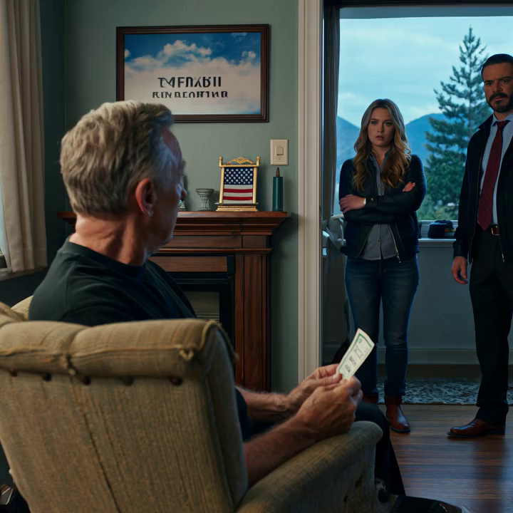 Die avond, toen mijn schoonzoon me vertelde dat ik het huis moest verlaten dat ik met mijn vrouw had gebouwd, slechts enkele uren nadat hij en mijn dochter de jackpot van vijfennegentig miljoen dollar hadden gewonnen, besefte ik dat het verliezen van het huis niet het engste was van wat er zich in mijn eigen woonkamer afspeelde.