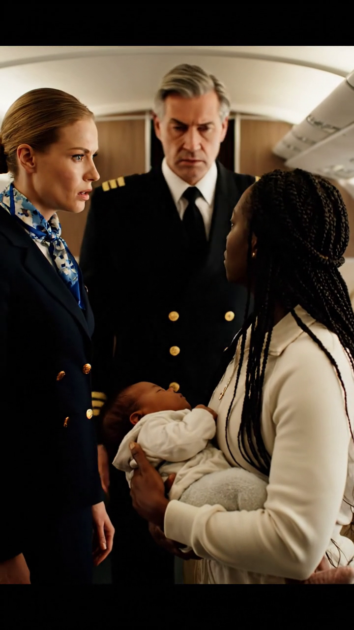 Een momentje… – ‘Stewardess sloeg zwarte moeder die baby vasthield – wist niet