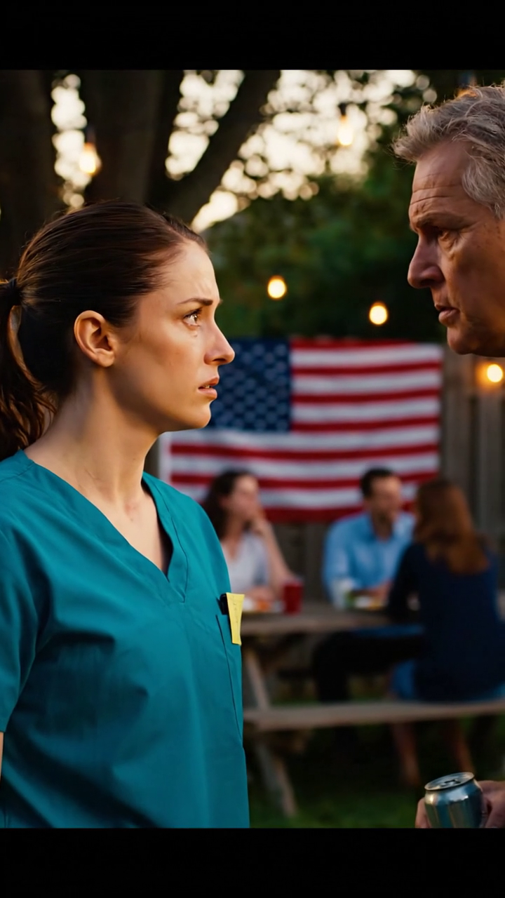 Een barbecue in de achtertuin aan Maple Lane, de rook van de gloednieuwe Weber krulde achter mijn vader. Zijn zesde Budweiser deed hem lachen: “Je weet toch dat je een ongelukje was? Ik wilde alleen maar een zoon.” Eenendertig hoofden draaiden zich naar me toe en tante Carol liet haar papieren bordje vallen. Ik ben IC-verpleegkundige, mijn stem klonk nog steeds vlak. Ik hield de handgeschreven envelop van mijn moeder omhoog en vroeg: “Wil je de waarheid horen?” Zijn gezicht betrok.