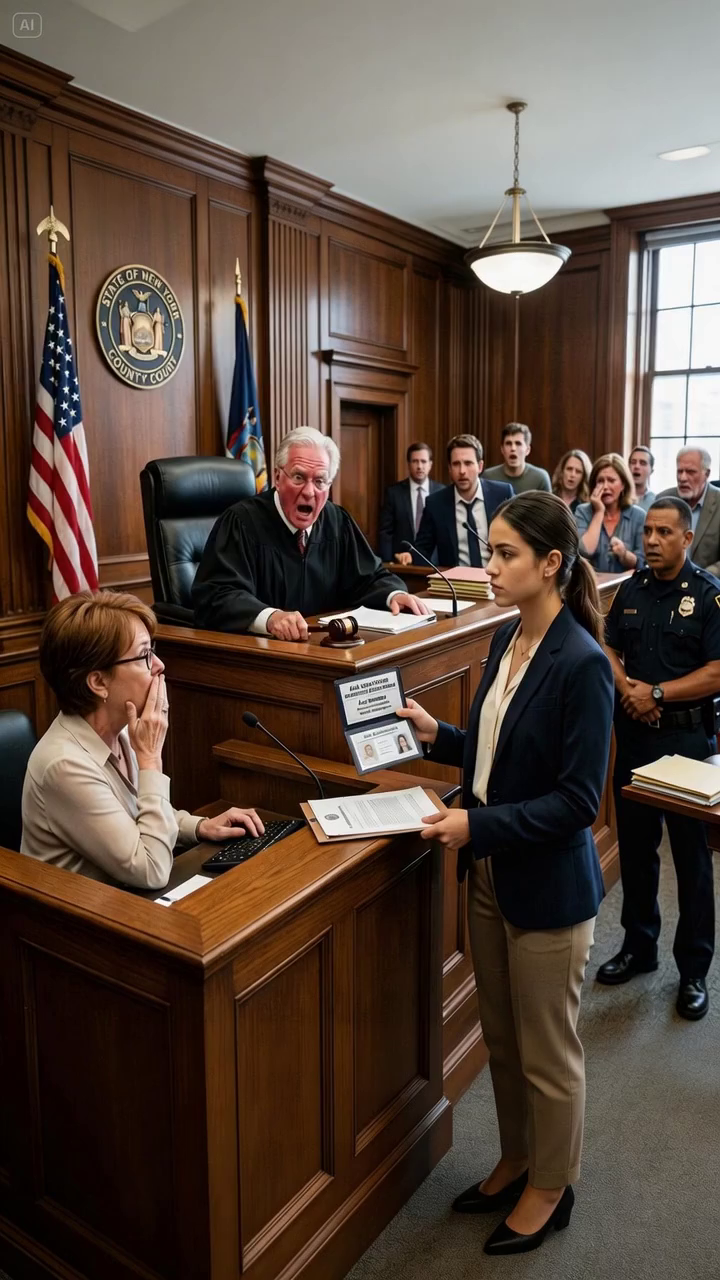 Een momentje… – De rechter lacht het tienermeisje in de openbare terechtzitting uit