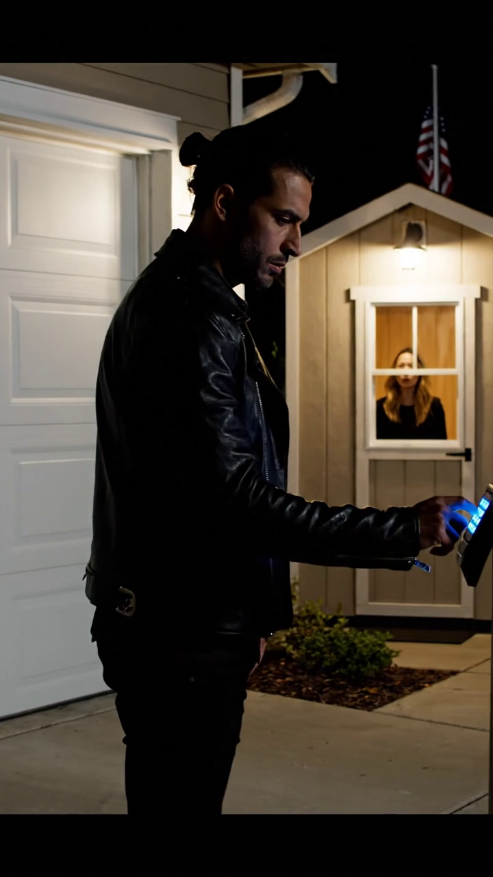 Mijn buurvrouw fluisterde: “Wanneer je op zakenreis bent, komt er altijd een man langs.” Dus ik… Terwijl ik het vuilnis buiten zette, kwam mijn buurvrouw met een bezorgde blik naar me toe. “Ik moet je iets vertellen: wanneer je op zakenreis bent, komt er bijna elke avond een man langs.” Dus ik checkte de beveiligingscamera bij de voordeur en deed alsof ik weer wegging. Precies om 22.00 uur zag ik iets op het scherm waardoor mijn handen verstijfden.