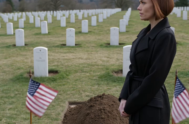 My father died like he lived: quiet, careful, and impossible to read. Then at Arlington, with the dirt still fresh on his grave, a four-star general walked straight up to me, pressed a white card into my hand, and said, “Fly to Geneva. Give them your father’s name. They’ll understand.”