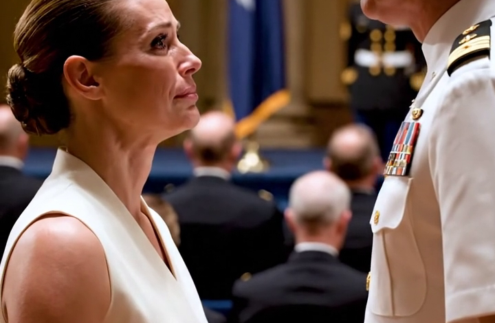 Mijn ouders hebben me zo zorgvuldig uit de foto’s gewist dat niemand het merkte totdat ik naar huis vloog voor de beëdiging van mijn zus bij de marine, als een soort bijzaak naar de achterste rij werd gestuurd, haar alle Donovans in uniform zag bedanken behalve mij, en toen – midden in de fotoreeks – haar bevelvoerende officier stopte, zich omdraaide, recht naar me keek en zei: “Mevrouw”… en de hele zaal werd stil.