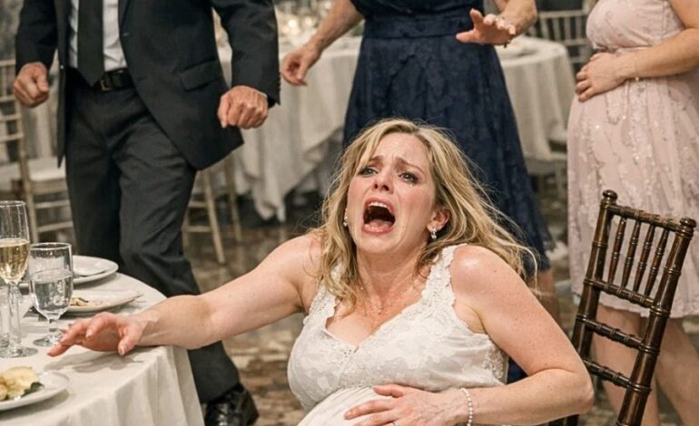 Op de bruiloft van mijn nicht zaten we te eten toen mijn familie te laat arriveerde en iedereen luidruchtig begon te begroeten. Ik was acht maanden zwanger en kon niet gemakkelijk opstaan ​​om ze vanuit mijn stoel te begroeten. Mijn moeder eiste: “Sta nu meteen op van die stoel. Je zus moet gaan zitten.” Ik weigerde. “Ze is pas twee maanden zwanger. Ik ben acht maanden.” Ik bleef zitten. Mijn vader liep naar me toe en schopte hard tegen mijn stoel van achteren, waardoor ik achterover viel. Ik landde op mijn zwangere buik en mijn vruchtwater brak over de vloer. Mijn moeder…