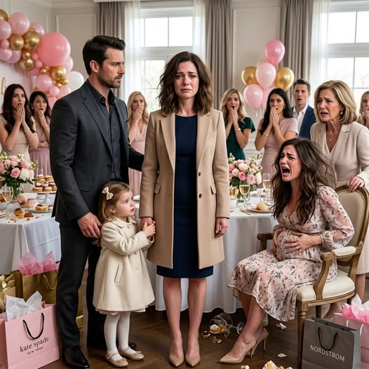 Mijn zus lachte me uit omdat ik “nog steeds blut” was op haar babyshower – totdat een man met een kind in zijn buik alles veranderde met één zin.