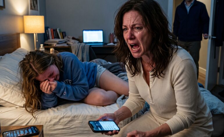 Ik werd om 3 uur ‘s ochtends wakker en zag dat mijn appartement in de groepschat van het gebouw werd afgekraakt vanwege smerige geluiden die ‘s nachts waren gemaakt. Mijn dochter was in de kamer ernaast en ik voelde mijn hele lichaam verstijven.