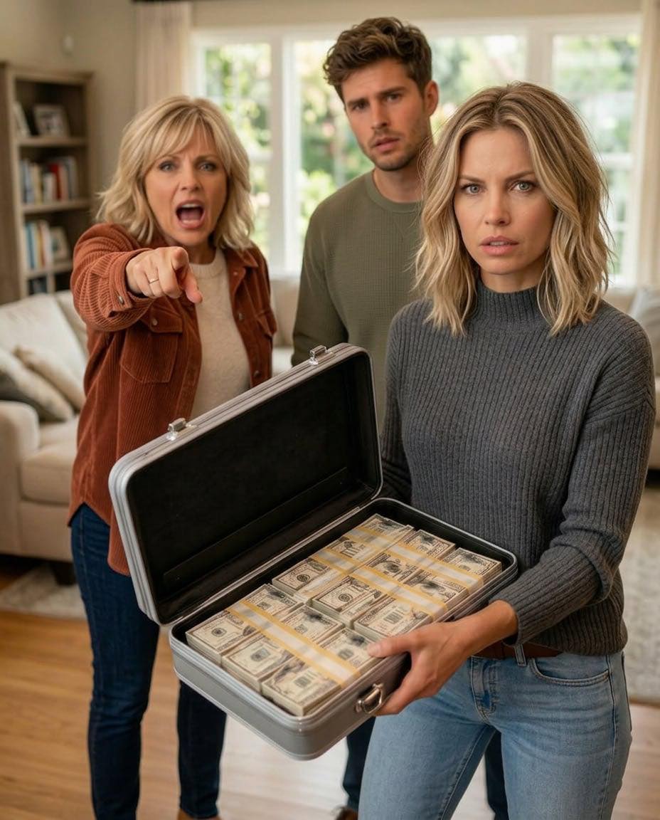 Mijn schoonmoeder stormde het huis binnen en schreeuwde: “Waar is het geld van de verkoop van het appartement van je moeder?”