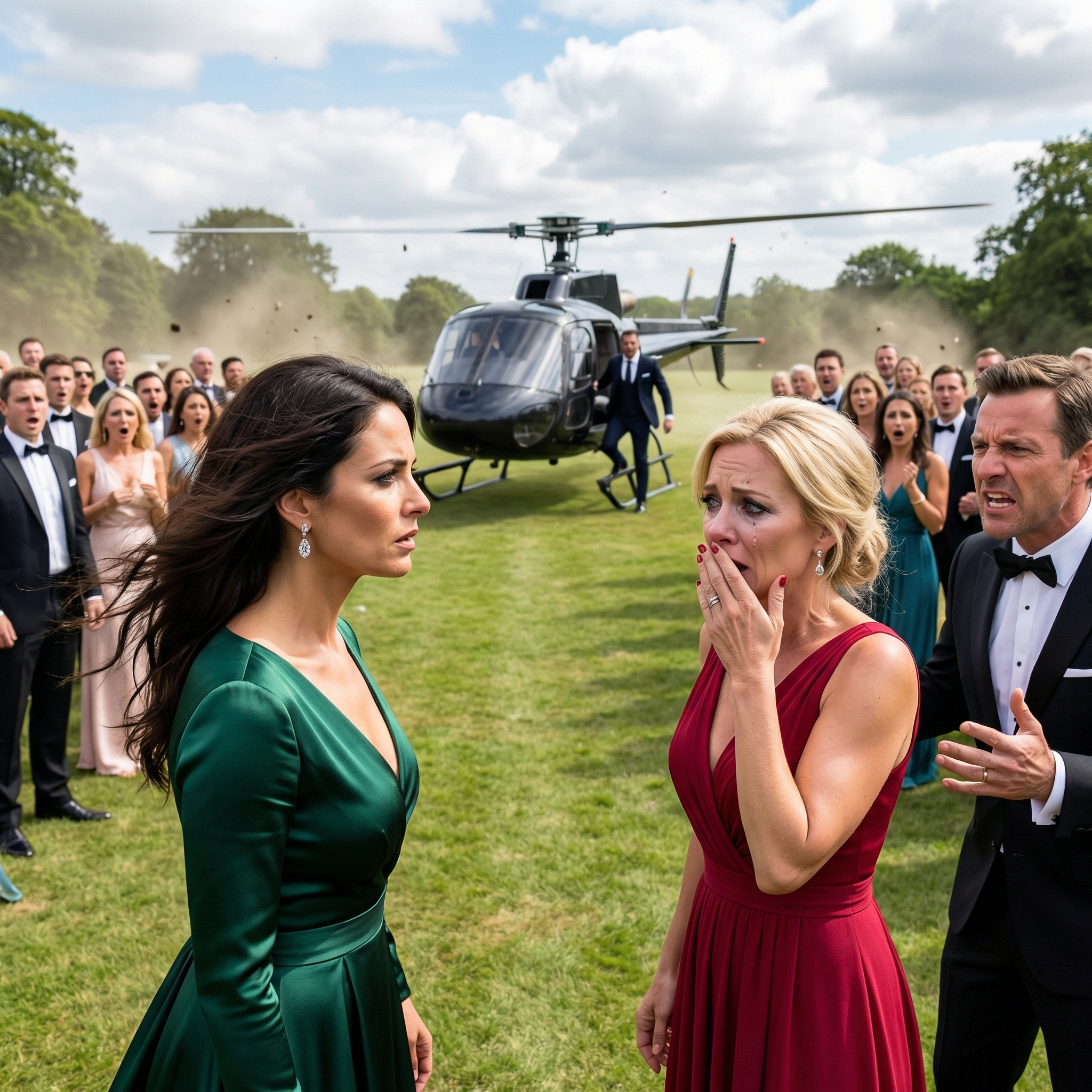 Vijftien jaar nadat ik mijn miljonair-verloofde had ingepikt, lachte mijn zus me uit omdat ik op mijn 38e nog steeds single was, maar haar gezicht werd bleek toen mijn man per helikopter arriveerde.