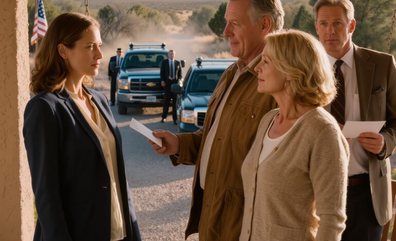 ‘We hebben je rustige stukje grond verkocht,’ kondigde mijn vader trots aan. Mijn moeder glimlachte: ‘Eindelijk kun je het gebruiken.’ Ik belde kalm mijn leidinggevende: ‘Er heeft een ongeoorloofde overdracht van beschermd land plaatsgevonden.’ Minuten later reden er al politieauto’s de oprit op…