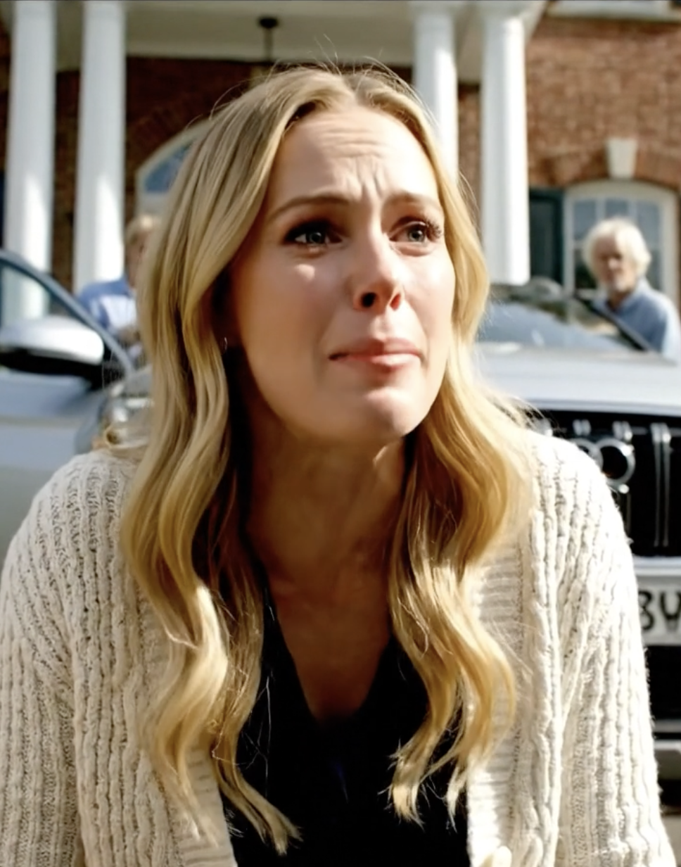 De auto van mijn schoonmoeder slingerde mijn boodschappentassen over de oprit. Vanuit mijn ziekenhuisbed zei mijn man dat ik moest zeggen dat ik gevallen was – en dat was het moment waarop ik stopte met het beschermen van hun idee van een gezin.