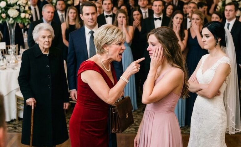 vf-Siskoni häävastaanotolla äitini vaati, että allekirjoitan isoäitini minulle jättämän kattohuoneiston – ja kun kieltäydyin, hän läimäisi minua puolen Bostonin edessä. Hän… 38–48 minuuttia 7.4.2026