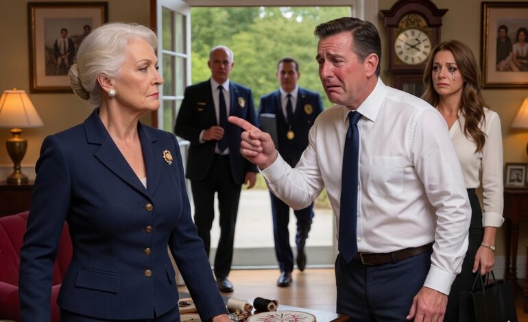 “Schatje, ik heb de kaart van je egoïstische moeder gestolen en hij is geblokkeerd! Ik ben voor schut gezet voor de hele winkel!” jammerde mijn schoondochter aan de telefoon. Mijn zoon liet alles vallen en rende naar huis. Zodra hij de deur opendeed, riep hij: “Mam, leg dit nu uit!” Maar toen hij zag wie er naast me stond, verstijfde hij van schrik…