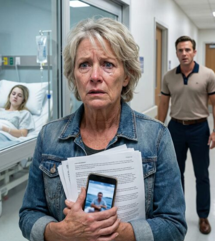 Tulin kotiin aikaisin, ilman varoitusta – vain matkalaukkuni ja toiveikas sydän. Sitten näin hänet: tyttäreni, kalpeana ja liikkumattomana erityishoitoyksikön lasin takana. Henkeni salpautui. ”Äiti… olen niin väsynyt”, hän kuiskasi tuskin kuultavasti. Avasin puhelimeni – siinä hän oli, vävyni, virnistäen luksusjahdilla toisen naisen vieressä. Nojasin lähelle tytärtäni ja sanoin: ”Et ole enää yksin.” Sinä iltana soitin yhden puhelun – ja koko hänen perheensä maailma repesi auki.