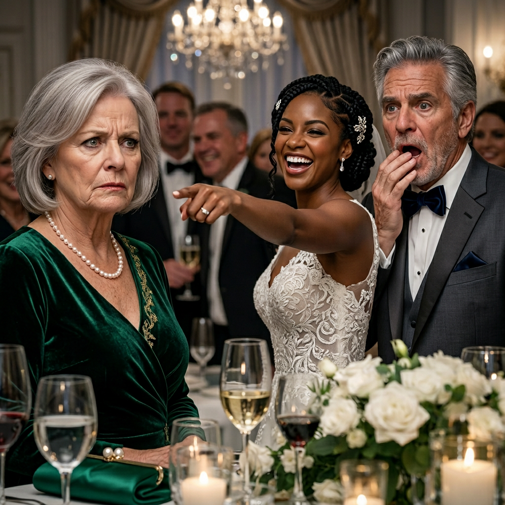 Ik heb de bruiloft van mijn zoon in Boston tot de laatste kaars betaald, en zijn nieuwe vrouw wees naar mij en grapte tegen haar rijke familieleden: “Dit is de aanhankelijke schoonmoeder waar we mee opgescheept zitten,” waarna iedereen lachte… totdat het gezicht van haar vader bleek wegtrok en hij fluisterde: “Dit kan niet waar zijn… jij bent—”