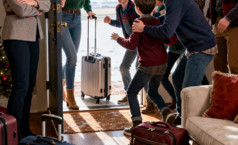 My Mom Begged Me To Come Home For The Holidays. After A 10-Hour Flight, She Opened The Door: No Hello. No Hug. Just: “You’ll Babysit Your Brother’s Kids. We’re Going On A Family Trip.” My Brother Laughed: “Don’t Wipe Your Snot On Her, Kids.” They All Laughed. I Said One Thing. And That’s When They Went Crazy. I Smiled Too Then… Mom Kept Whispering: “No… No… No Way.”