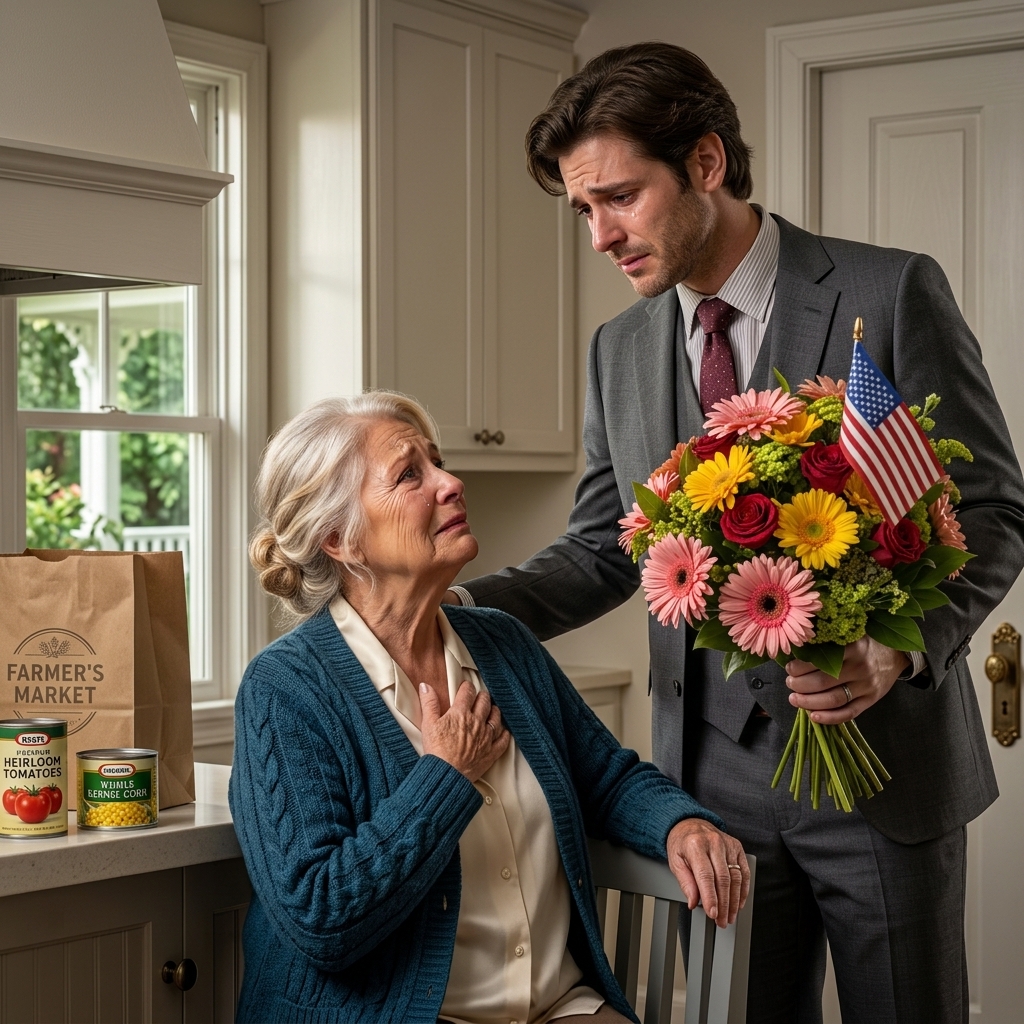 Op Moederdag kwam mijn miljonairzoon mij bezoeken met bloemen en vroeg vriendelijk of ik tevreden was met de 5.000 dollar die mijn schoondochter Clara mij…