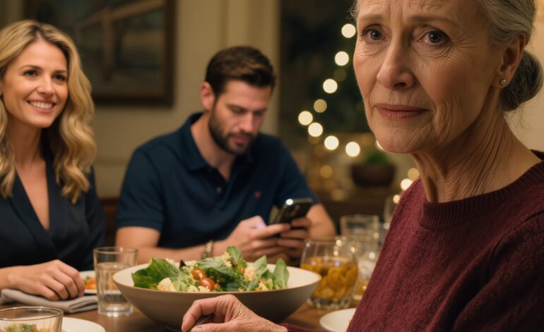 At the family gathering my daughter-in-law served wine to her mother and told me to wash the dishes while everyone was cheerfully talking i quietly left when they realized i wasn’t in the kitchen… and it wasn’t the plates that hurt. It was how easily the room agreed with her, like she’d just asked me to pass the salt.