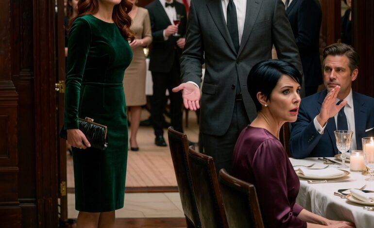 Op papa’s verjaardag zei mama dat we zonder mij verder moesten gaan — toen veranderde een zachte stem aan de deur de sfeer in de kamer