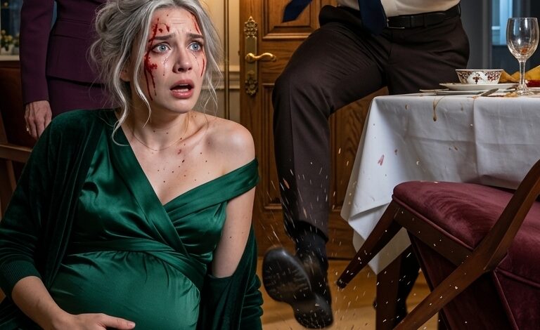 Een momentje… – Ik liet tijdens het eten de porseleinen schaal van zijn moeder vallen – en mijn man ontplofte en noemde me…