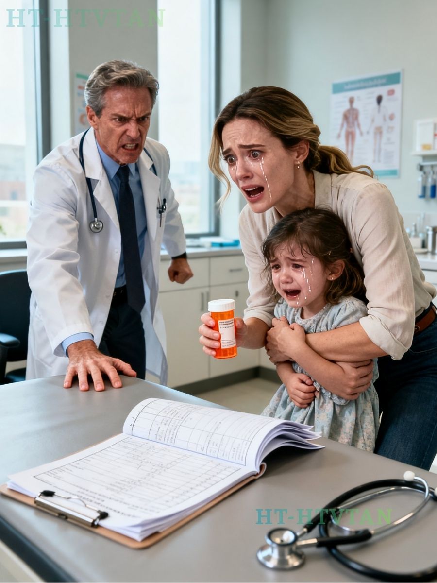 Om niet in paniek te raken, zei ik tegen mijn dochter dat ze meteen het pillenflesje uit haar slaapkamer moest halen. Toen ik het etiket zag, herkende ik de naam van het medicijn helemaal niet. Ik ben diezelfde ochtend nog met haar naar de dokter gegaan. Toen de dokter het flesje zorgvuldig bekeek, werd zijn gezicht lijkbleek en begonnen zijn handen te trillen.