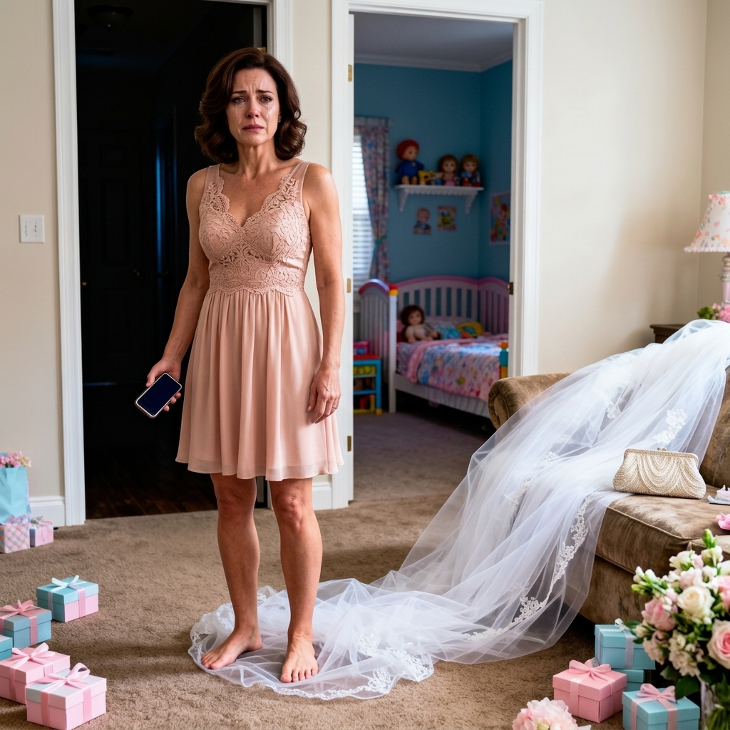 “She’s desperate, Mom,” my fiancé laughed on a call he thought I’d hung up the night before our wedding. I heard him call my kids “assets” and our house “easy money,” plotting to drain their trust fund and dump me once his gambling debts were paid. At 3 A.M., I packed the car, took my children, and disappeared. By noon, every guest at church had the audio in their inbox — and at the altar, HE FOUND OUT WHY I NEVER SHOWED.