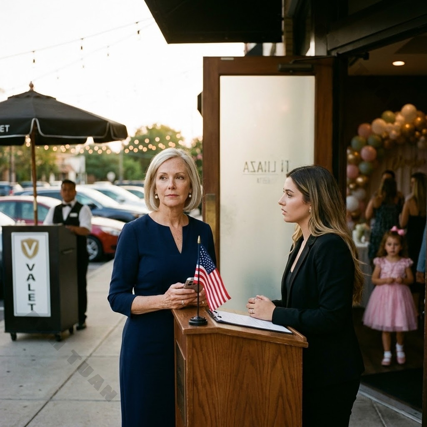 When I arrived at my granddaughter’s birthday dinner at the restaurant, the hostess leaned in and quietly said, “I’m sorry… your name isn’t on the reservation list.” I froze, because I’d quietly paid $5,000 to make sure tonight went smoothly. I didn’t argue, and I didn’t make a scene. I simply stepped aside, pulled out my phone, and calmly made one call, and suddenly the seating changed and someone had no choice but to step up and explain.