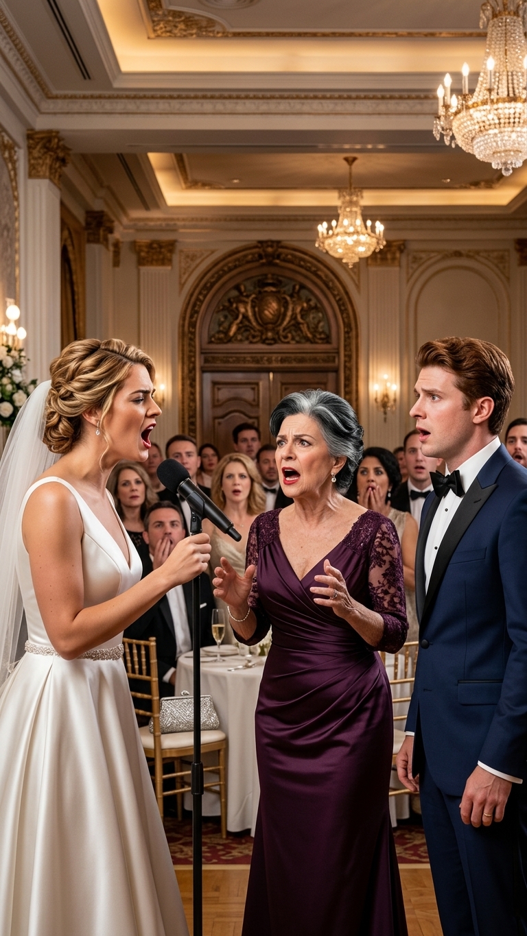 Een momentje… – Midden in mijn bruiloft, net op het moment dat ik op het punt stond ‘ja’ te zeggen, greep mijn toekomstige…