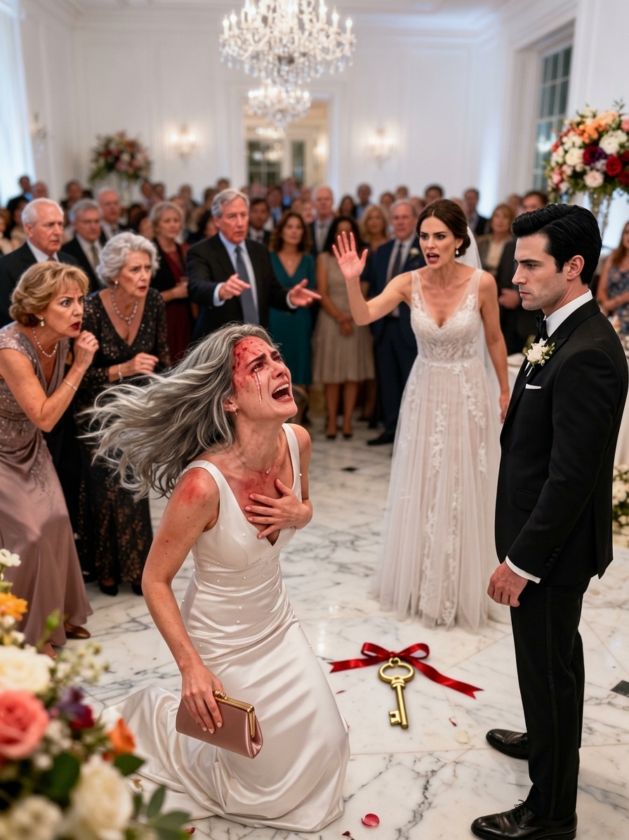 De verloofde van mijn broer sloeg me voor de ogen van honderdvijftig mensen op hun bruiloft omdat ik weigerde mijn huis aan hen af te staan. Wat nog pijnlijker was dan de klap in mijn gezicht, was hoe mijn eigen familie zich meteen tegen me keerde alsof ík het probleem was dat moest worden opgelost.