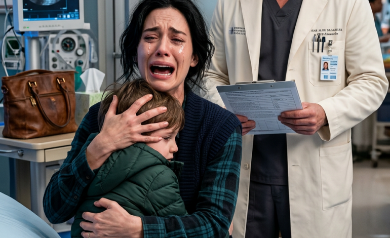 Mijn man zei dat onze dochter deed alsof ze ziek was, dus bracht ik haar stiekem naar het ziekenhuis… en wat de artsen ontdekten, liet me sprakeloos achter