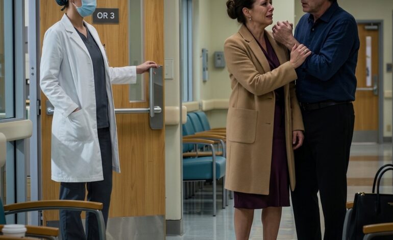 Mijn ouders hebben me verstoten vanwege één leugen, mijn diploma-uitreiking, mijn bruiloft en vijf jaar van mijn leven gemist – en toen, de avond dat mijn zus met spoed geopereerd moest worden, kwam de hoofdchirurg in een witte jas naar buiten en zag mijn moeder het naamplaatje