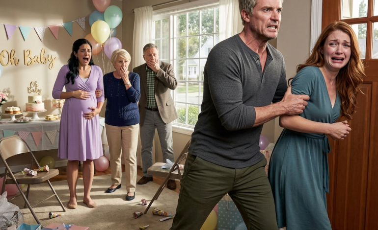 Een momentje… – Mijn zus zei: “De baby beweegt, voel het!” Maar op het moment dat mijn man haar buik aanraakte, veranderde alles…