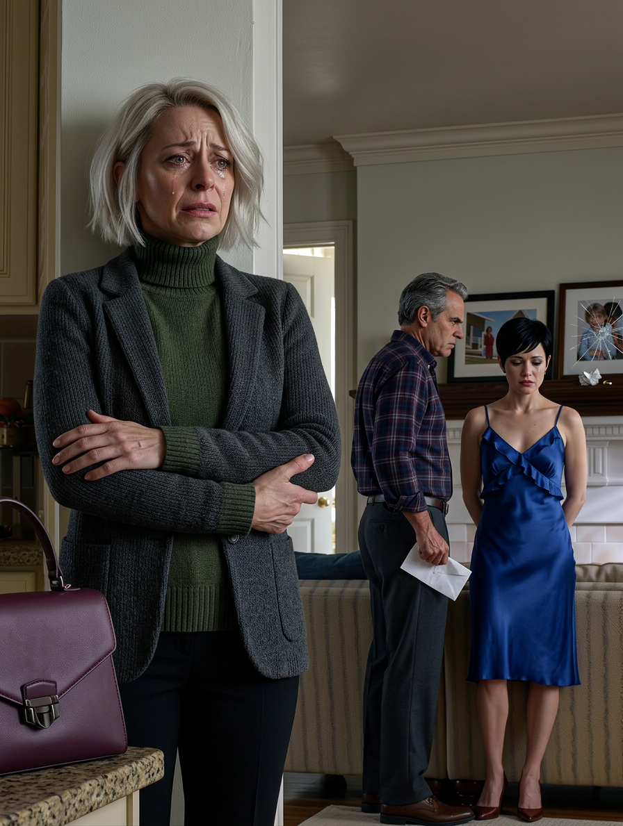 ‘Het geld is weg, mam. We hebben het hele fortuin dat papa je heeft nagelaten overgemaakt naar Patricks rekening.’ Sarah zei het met een minachtende toon, alsof ze opschepte in plaats van het te bekennen. We zaten in mijn woonkamer in een rustige Amerikaanse buitenwijk, en mijn eigen dochter sprak met de kalmte van iemand die koffie bestelt, terwijl Patrick – haar nieuwe echtgenoot – op mijn bank zat alsof het de zijne was, zijn ogen glijdend over mijn huis alsof hij elke centimeter al had getaxeerd. ‘Je had een betere schoonmoeder moeten zijn,’ voegde ze er lieflijk aan toe.