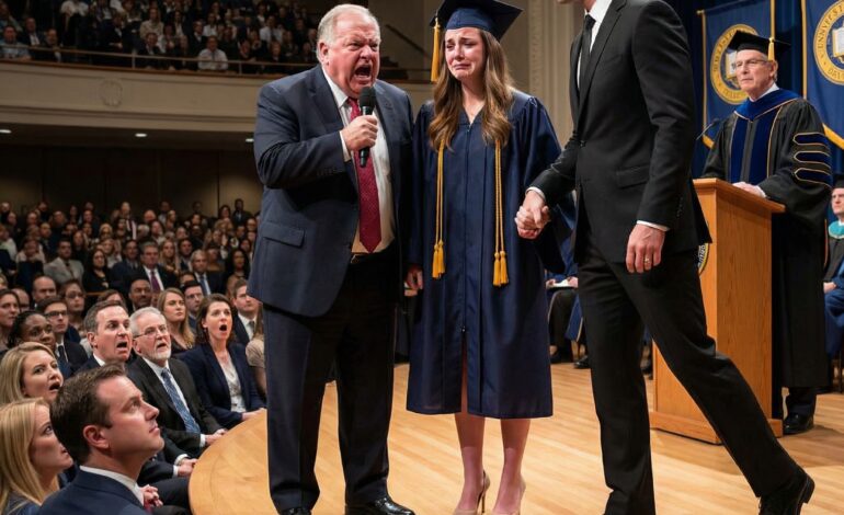 Een momentje… – Mijn oom vernederde me bij mijn afstuderen omdat ik toiletten schoonmaakte om mijn school te betalen – toen kondigde de…