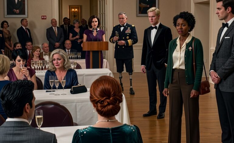 “My Stepmother Said, ‘She Has Been Misleading All Of You.’ I Had Kept Three Soldiers Alive For Nine Hours In A Collapsed Field Hospital, Even After Taping My Injured Fingers With A Tongue Depressor. One Of Those Soldiers Was Standing Just Ten Feet Behind Her. Then He Walked To The Podium On A Prosthetic Leg.”