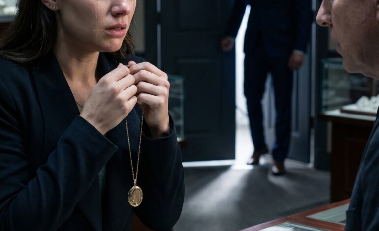 Een momentje… – Na de scheiding liep ik naar buiten met niets anders dan een kapotte telefoon en de oude ketting van mijn…